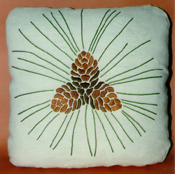 Pinecone Pillow - cluster design